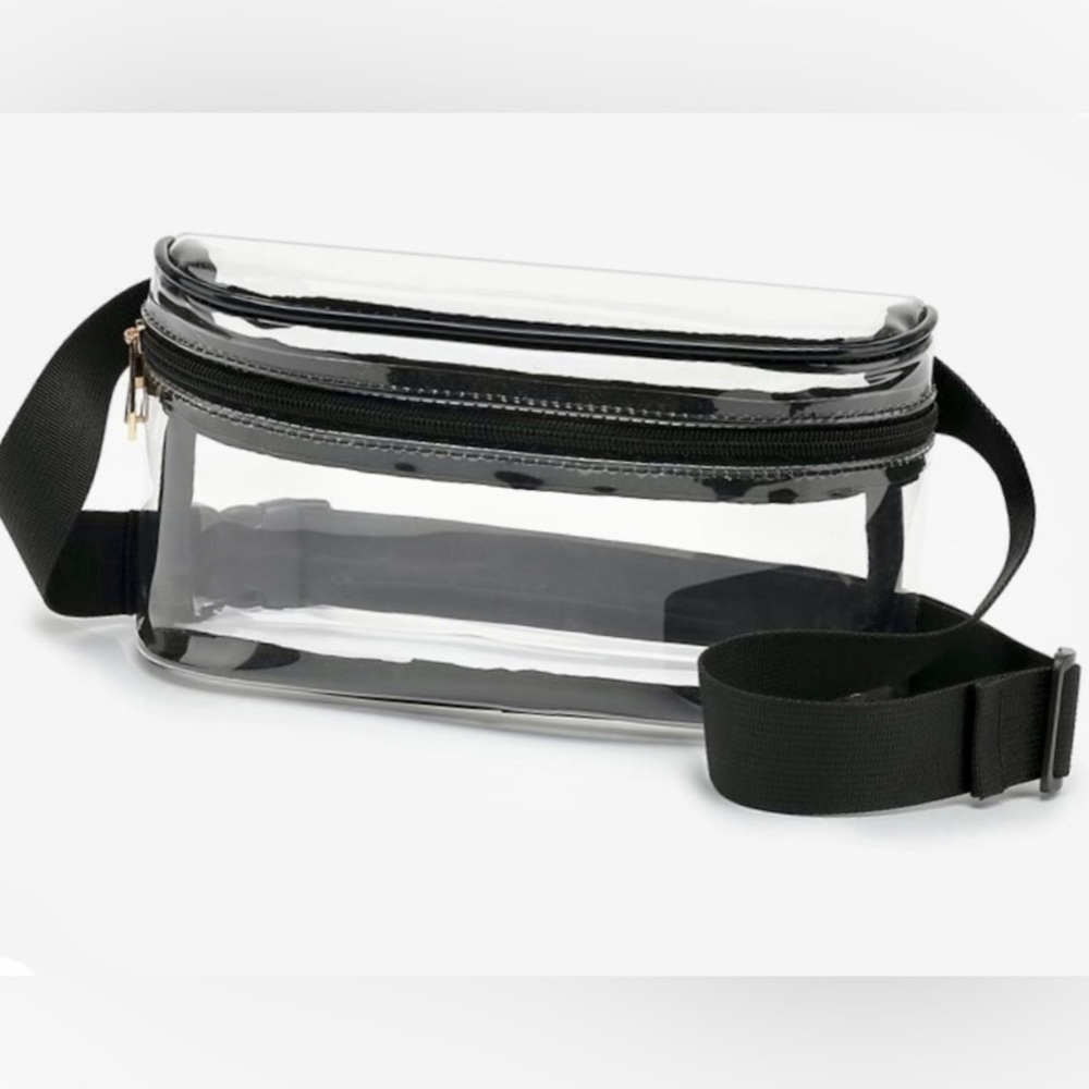 CLEAR FANNY PACK | With an Adjustable Plus Sized Waist | Stadium Approved - Picture 4 of 17